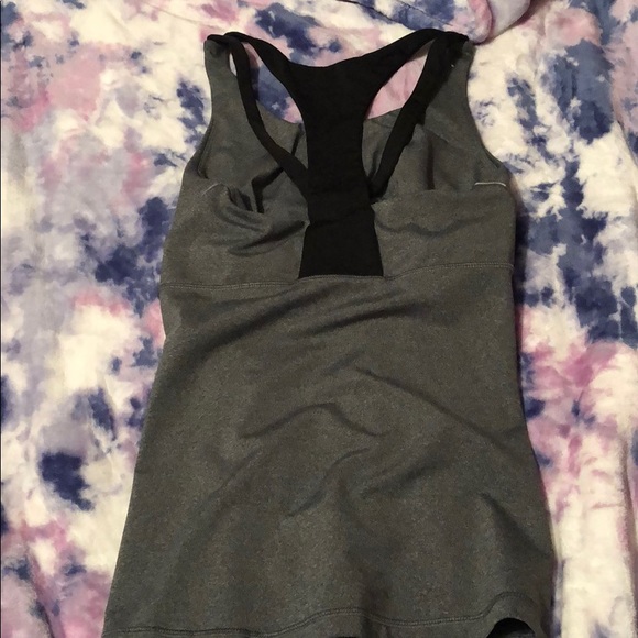 REEBOK grey and black strap tank top - Picture 3 of 3
